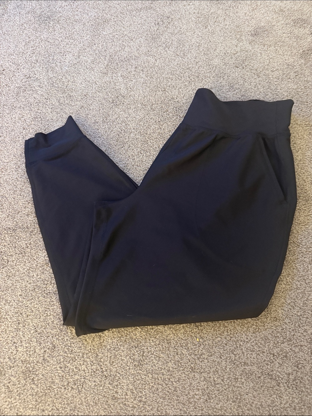 Old Navy Black High-Rise Jogger Pants